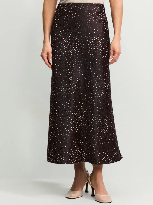 Атласная юбка миди ZR2604013505-257 / Zarina фото 3