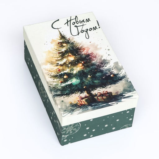 Коробка прямоугольная Елка новогодняя ,27 17 11 см - Simaland фото 2