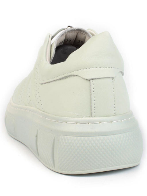 05-PDL256-3 LT. GREEN Кроссовки женские (натуральная кожа) - Фабричный китай фото 6