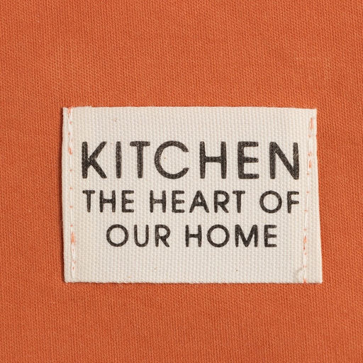 Фартук Этель Kitchen 60×70 см, цвет оранжевый, 100% хлопок, саржа 220 г/м²