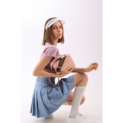 Сумка-мессенджер на молнии, цвет розовый - Simaland фото 4