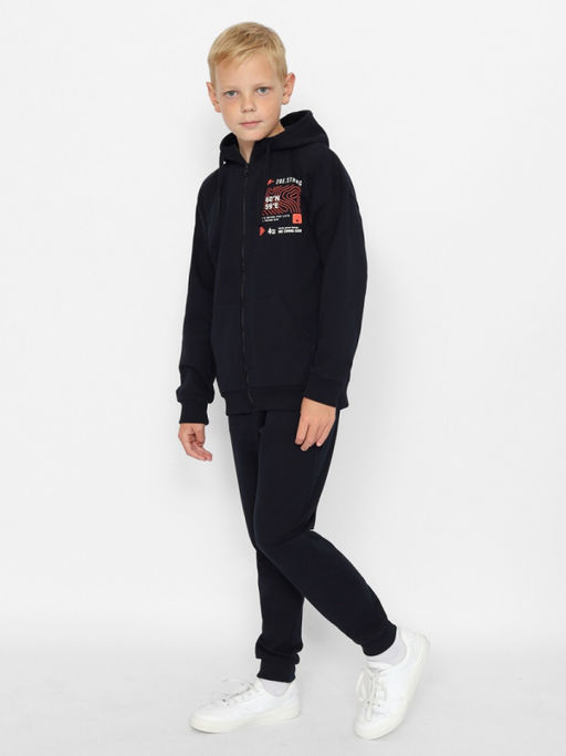 CRB wear/CWJB 63670-22-383 Толстовка для мальчика,черный/Ex.Cherubino  фото 2