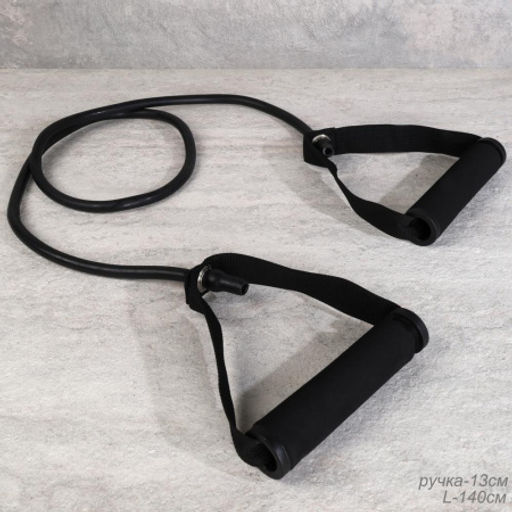 Эспандер трубчатый Woohooo Flow / TPE / 23-28LB /уп 50/ черный