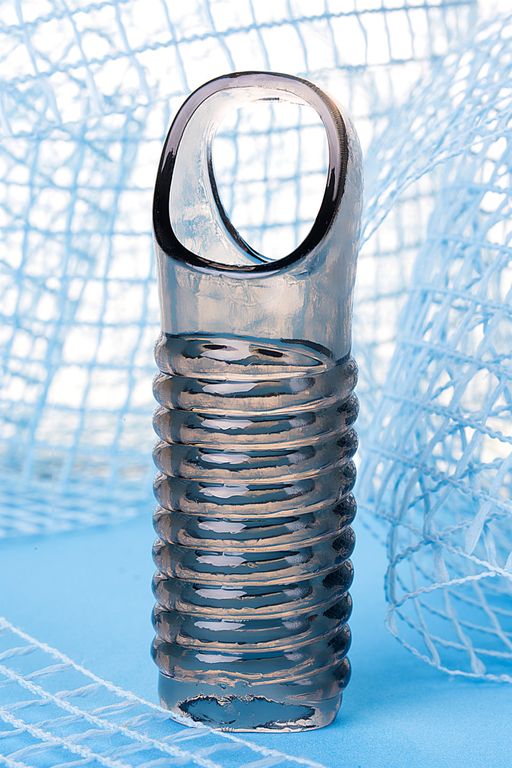 Насадка ToyFa XLover, для увеличения размера, TPE, черная прозрачная, 11 см  фото 5