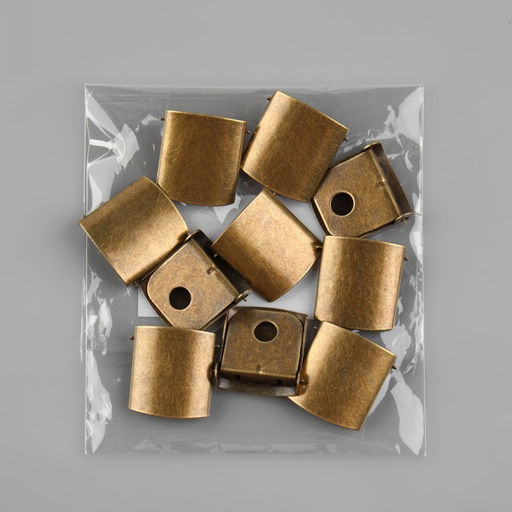 Цена за 10 шт. Застёжка для бейсболки, 21 20 см, цвет антик - Simaland фото 4