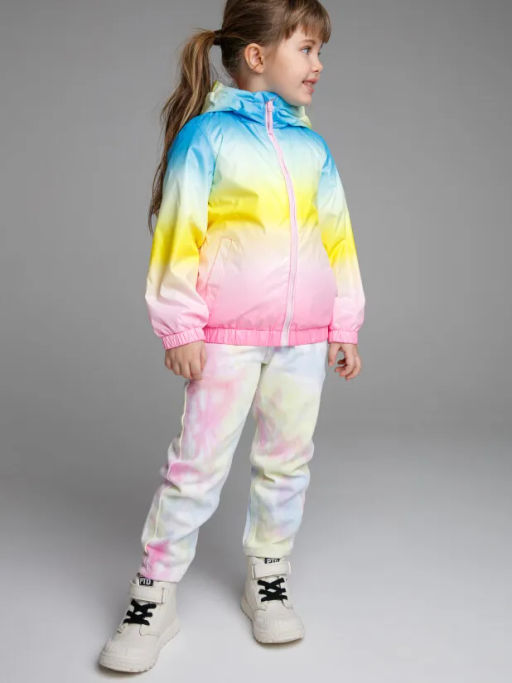 PlayToday / Брюки текстильные джинсовые для девочек  фото 3