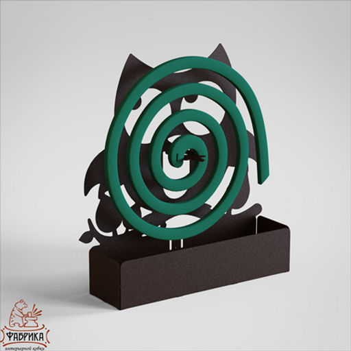 Декоративная подставка для спиралей от комаров Сова 704-206 - Фабрика интерьерной ковки фото 4