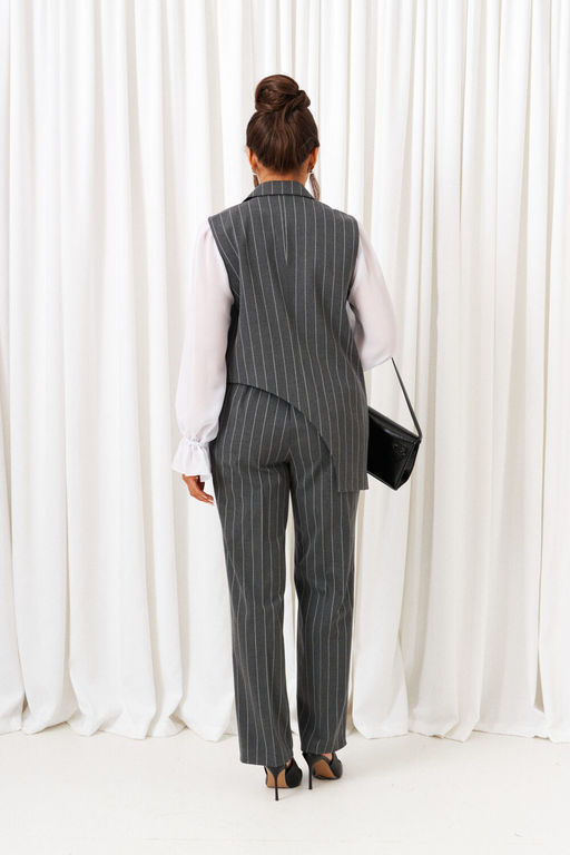 Костюм Beautiful Free 6422 полоска серая