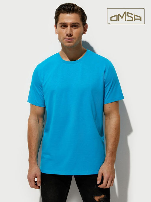 OmT U 1201 Фуфайка (футболка) COTTON - turchese - Omsa фото 4