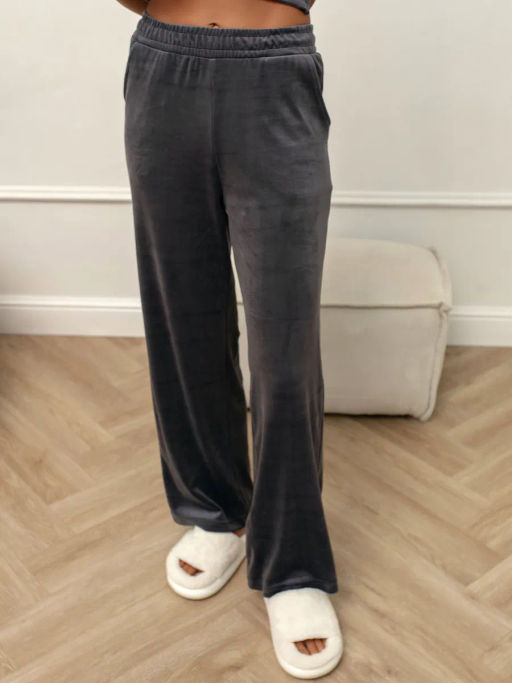 Костюм женский Кэт-1 Велюр Графит М-274К MODAMICA