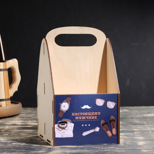 Ящик под пиво Настоящему мужчине - Simaland фото 2