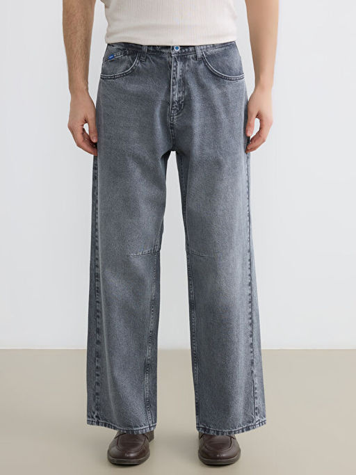 Loose Fit Erkek Jean Pantolon