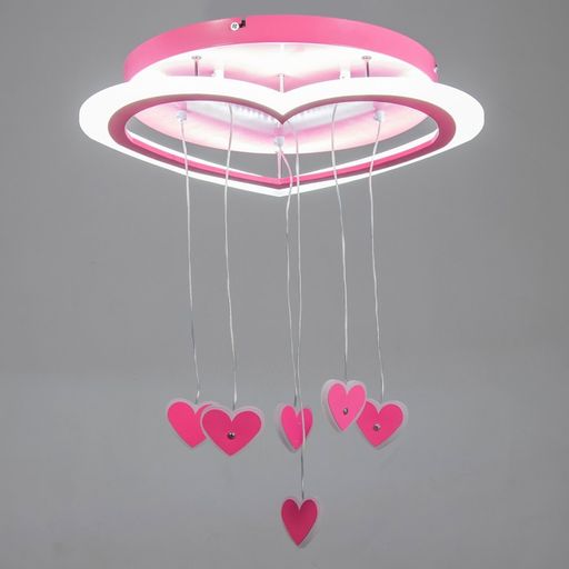 Люстра "Нежность" LED 51Вт 4000К розовый 50х50х30 см