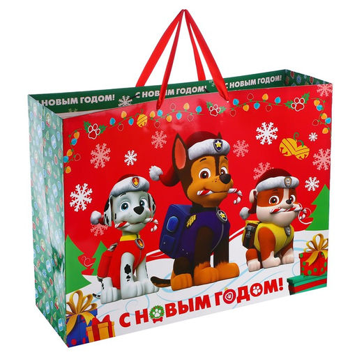 Пакет подарочный ламинированный С Новым годом!, , 61 х 46 х 20 см - Paw Patrol фото 2