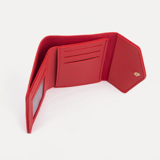 Кошелёк на кнопке, цвет красный - Simaland фото 4