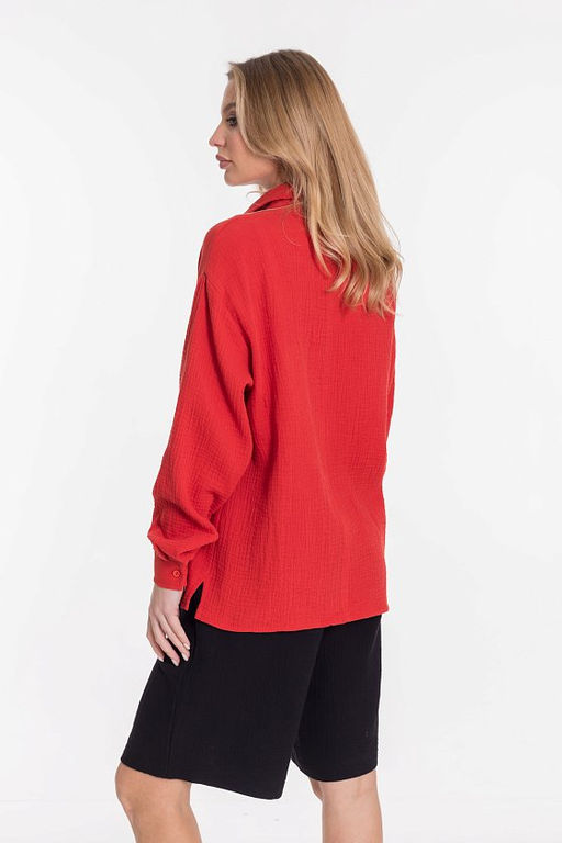 Рубашка М324095в терракотовый - Елена фото 3