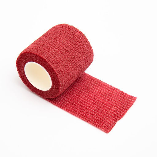 Бинт самофиксирующийся с горькой пропиткой, 5 см, макс. растяжимость 4,5 м, бордовый - Simaland фото 2