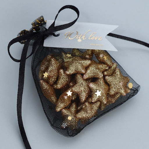 Цена за 5 шт. Мешок из фатина Ночь, 7 9 см +/- 1.5 см - Дарите счастье фото 4