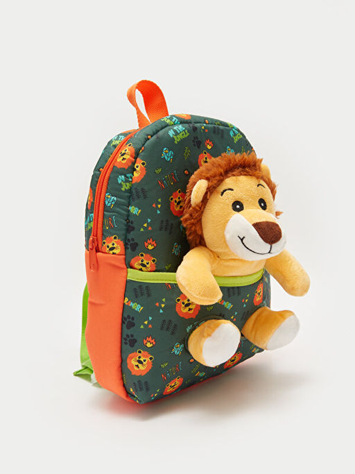 Aslan Fig?rl? Erkek ?ocuk S?rt ?antas?