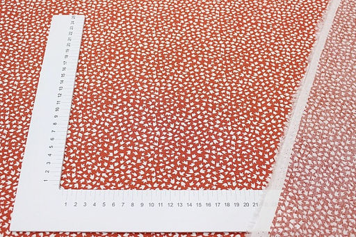 Штапель Фабиана цв.терракотовый, ш.1.45м, вискоза-100%, 90гр/м.кв - Купава фото 4