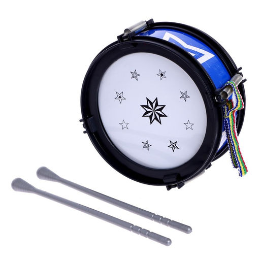 Барабан детский «Звезда», с палочкой, МИКС