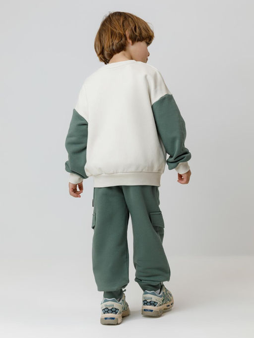 КР 400861/темно-зеленый 5611 к606 брюки для мал