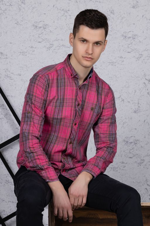 рубашка 
 17.2370-BORDO - Tricko фото 7