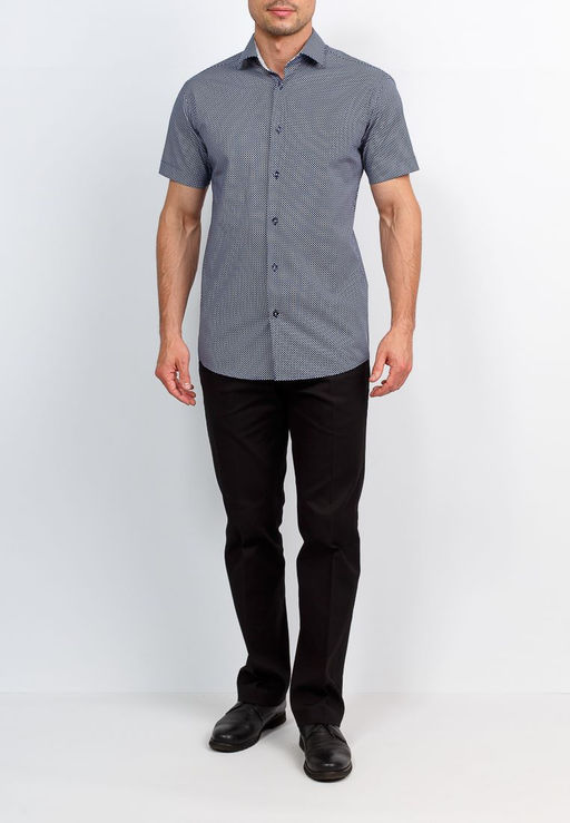 Сорочка мужская короткий рукав GREG 223/107/06/Z/1 STRETCH  фото 8