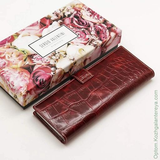 Женская кожаная визитница Sergio Valentini СВ 8122-075  фото 8