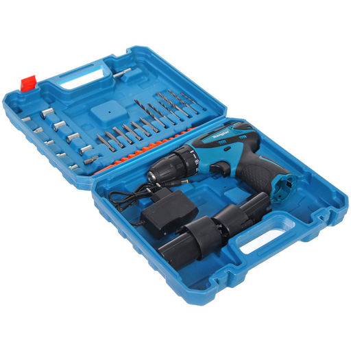 Дрель-шуруповерт аккумуляторная Mengtai (12В, 1,5Ач Li-ion аккум. 2шт, ЗУ) MGT-9