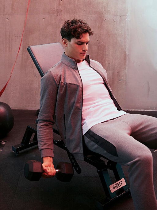 Bisiklet Yaka K?sa Kollu Erkek Spor Ti??rt