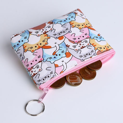 Цена за 2 шт. Кошелёк детский «Животные», монетница, на молнии, МИКС