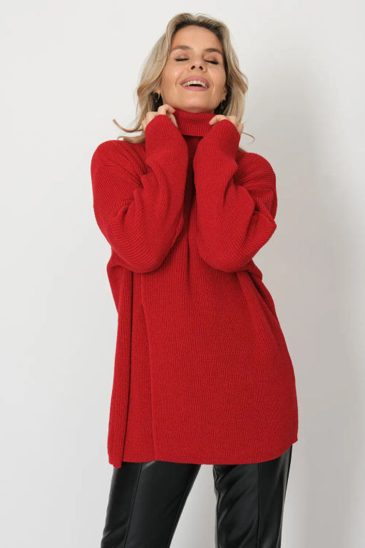 Джемпер И 004 с разрезом - Злата Стиль фото 12