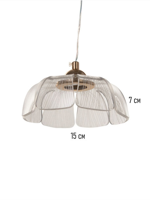 Люстра потолочный BayerLux Tanja, 28 Вт, LEd, 4000-6000К, золото, 63×41×42 см