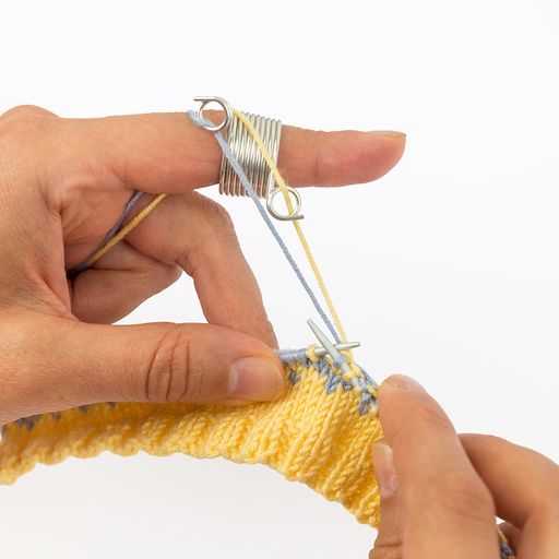 Для вязания Gamma CP-02 наперсток металл для жаккардовых узоров фото 4