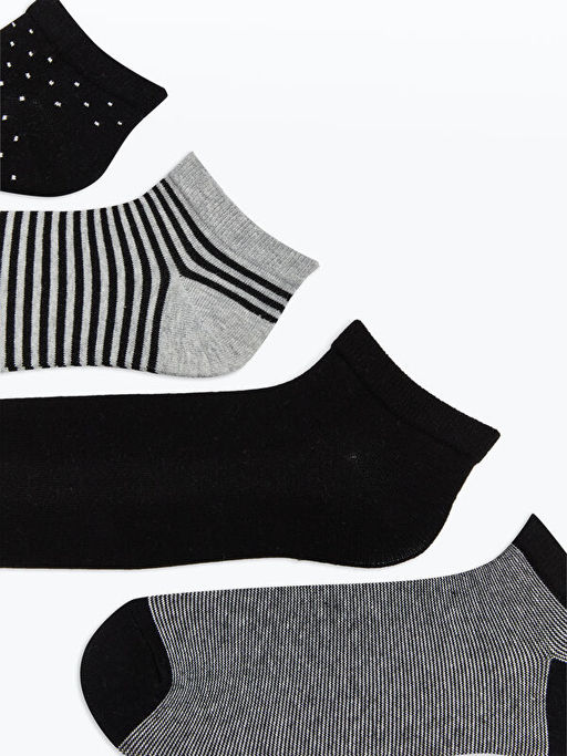 Desenli Erkek Patik ?orap 7li