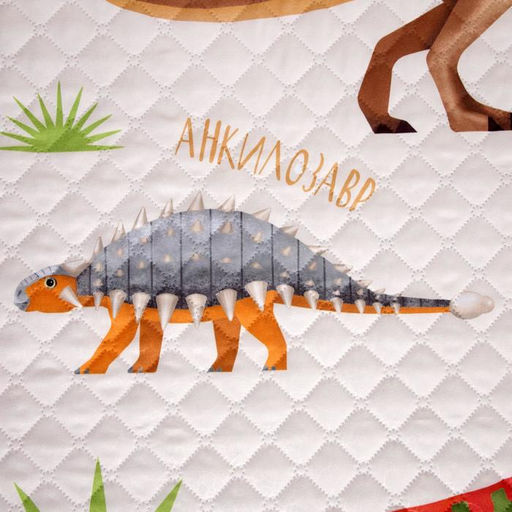 Покрывало детское Этель 1,5 сп Динозавры, 145х210 см, микрофибра  фото 2