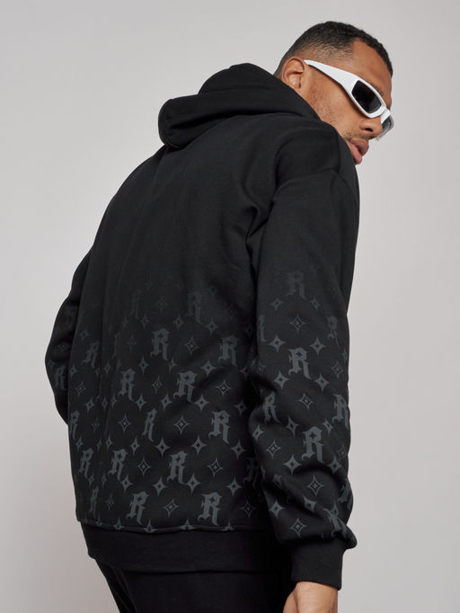 Спортивный костюм мужской трикотажный демисезонный черного цвета 12010Ch - Mtforce фото 19