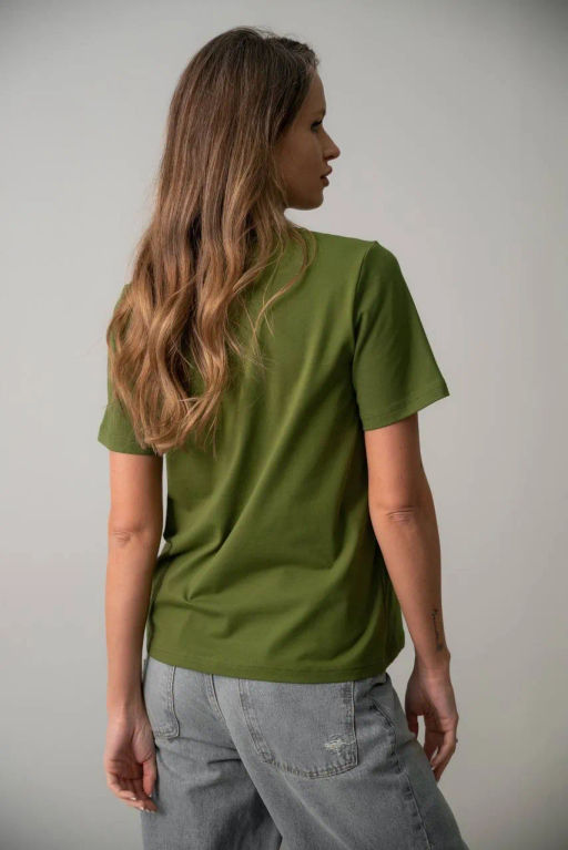 Футболка ТП 535-6 Олива - T.C.T фото 4
