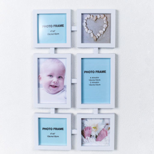 Фоторамка коллаж 25x43 см / Q1706 /уп 36/6 фото белая - Галеонтрейд фото 2