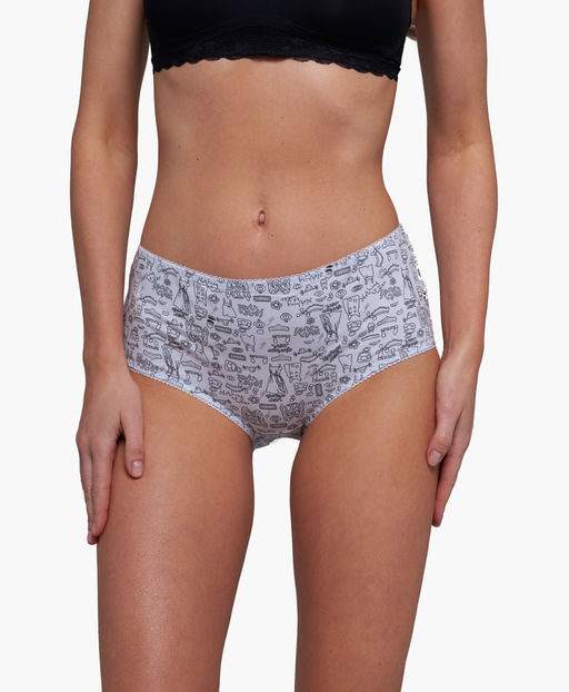 Трусы женские шорты Cherry Girl 6803-78 хлопок, эластан размеры L, XL, 2XL, 3XL  фото 9