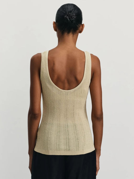 Майка из вискозы с люрексом / Zarina  фото 5