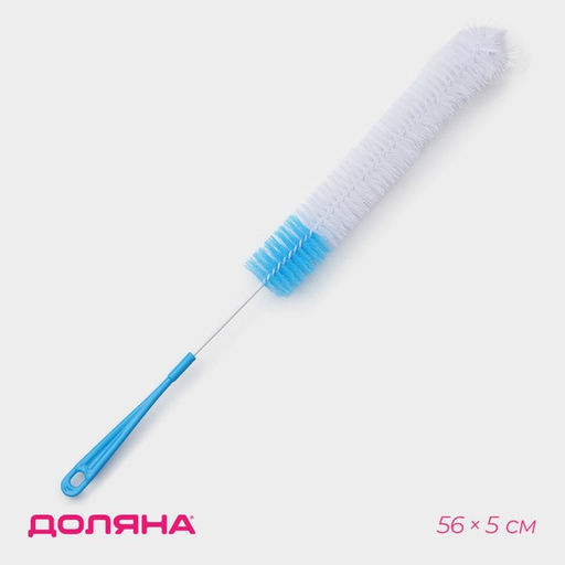 Ёршик для посуды Доляна, 56×5 см, МИКС