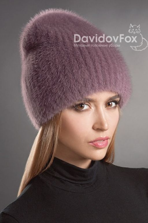 Шапка Бини норка клевер
