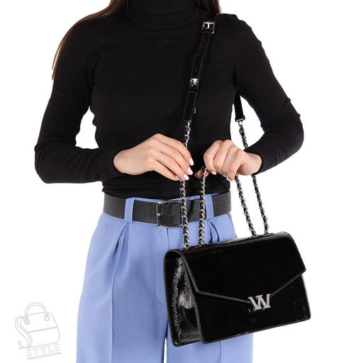 Сумка женская кожаная 945TH black Polina&Eiterou/30 в Новосибирске