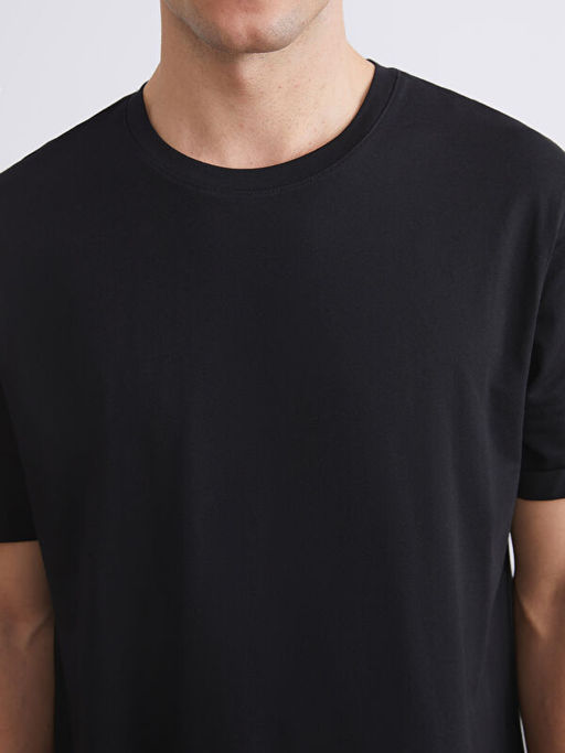 Bisiklet Yaka Penye Erkek Ti??rt