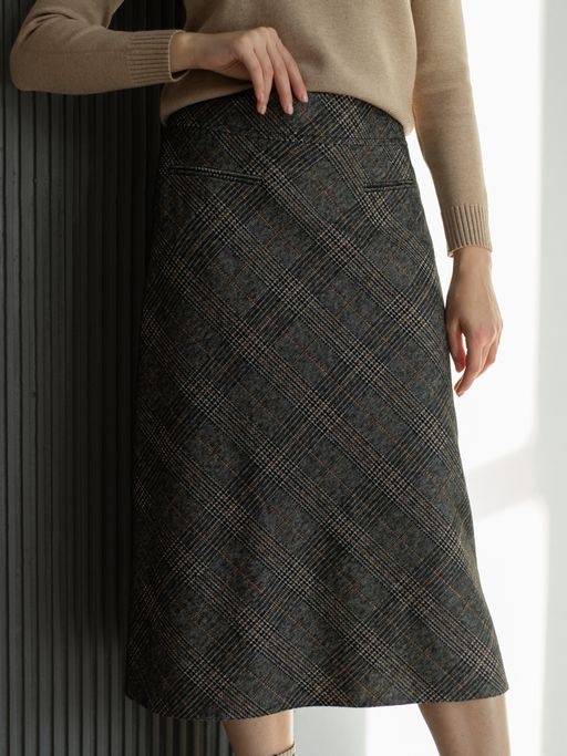 юбка в составе шерсть 761-0248 - Трика фото 4