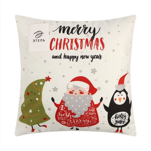 Наволочка декоративная Этель Christmas 40 х 40 см, полиэстер  фото 5
