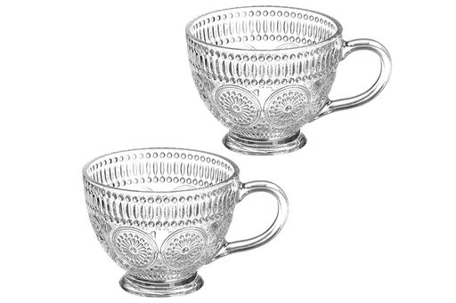 Набор 2 чашек с орнаментом 370 мл 14,5*11*9 см - Elan gallery фото 5
