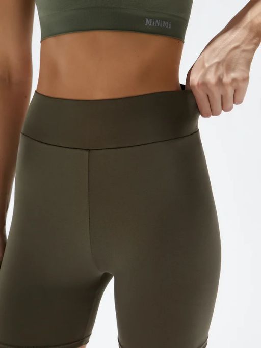 BMi_A 2711-01SS Шорты женские облегающие - militari - Minimi фото 8